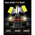 thumbnail image 6 of LED For CARAVAN 1996-2007 Headlight Kit 9007 HB5 6000K White Bulbs High&Low Beam, 6 of 8