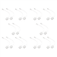 thumbnail image 1 of Adaptateur Téléphonique 20 Prises 8P4C / RJ45 Mâle RJ11 6P4C vers Femelle m / F, Adaptateur Téléphonique 20 x Ethernet, Blanc, 1 of 8