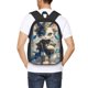 thumbnail image 4 of Fotbe Exotic Blue Cat Mochila para Hombre y Mujer - Tela Oxford 600D Resistente - Mochila Impermeable de Gran Capacidad para Escuela, Viajes y Senderismo, 4 of 6