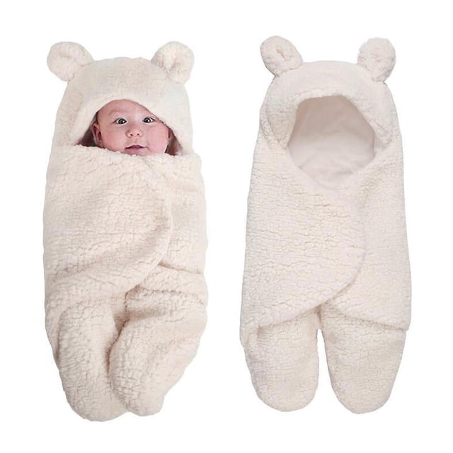 Colcha de abrazo para recién nacido, saco de dormir de terciopelo para bebé, manta de toalla envolvente para bebé Levamdar LN-0069