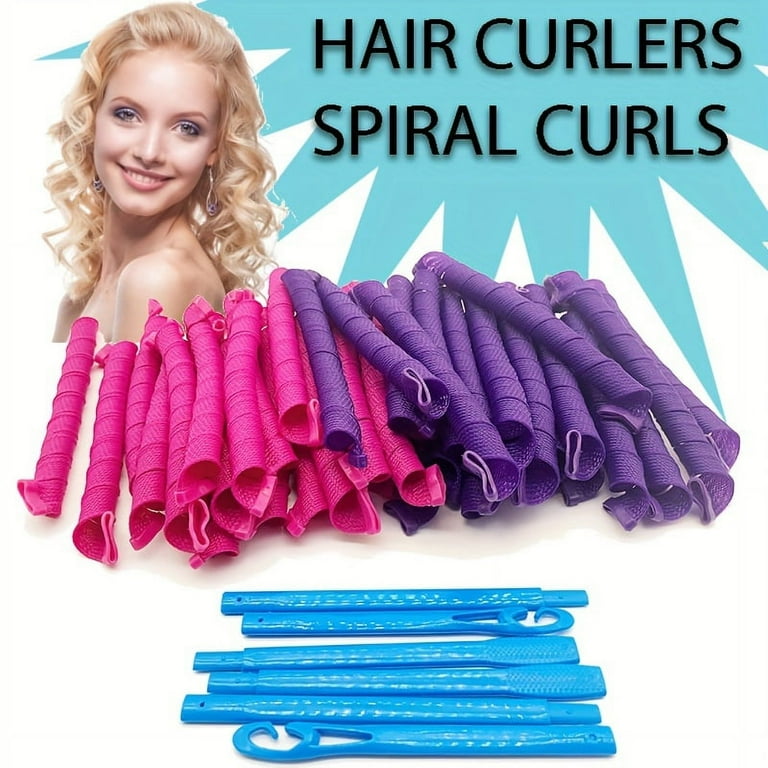 SUSUSU Heatless Hair Curlers No Heat Spiral Curls Hair Curlers With No Heat Hair Styling Kit Walmart