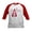 Red/White, variant on CafePress - OFF WITH THEIR HEADS! Baseball Jersey - Kids Cotton Baseball Jersey, 3/4 Sleeve Shirt