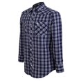 thumbnail image 2 of Camisa Vaquera Wrangler Hombre Manga Larga U28 azul marino CH, 2 of 6