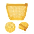 thumbnail image 3 of Unique Bargains 1 Pc Mesh Lipstick Makeup Bag Yellow Polyester, 3 of 6