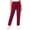 Wine, variant on LIaqionyy Women's Baggy Pants Elastic Waisted Straight Leg Loose Casual Work Solid Color Trousers with Pockets