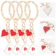 thumbnail image 2 of GOOHOCHY 4pcs llavero creativo metal colgante colgante tarjeta de póker corazón anillo colgante colgante, 2 of 7