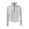 thumbnail image 5 of GERsome Cropped Sweatshirts for Women Long Sleeve Quarter Zip Solid Color Drawstring Hem Pullover White XL, 5 of 8