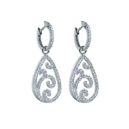 JewelExcess Diamond Dangle Earrings