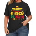 thumbnail image 2 of Camiseta QAUN Cinco De Mayo para mujer, talla grande Fiesta, 2 of 6
