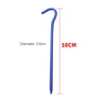 thumbnail image 3 of Estacas Para Tienda Escalada 4 piquetas para tienda de campaña con ganchos, estacas de jardín, clavos para toldo (azul) Likrtyny Para Estrenar, 3 of 7