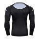 thumbnail image 3 of Camiseta ajustada de manga larga para hombre, ropa deportiva de secado rápido con estampado elástico alto, ropa deportiva de entrenamiento de compresión, 3 of 5