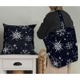 thumbnail image 5 of Soimoi Blue Moss Georgette Fabric Direction Compass Nautical Print Fabric by Yard 42 Inch Wide, 5 of 5