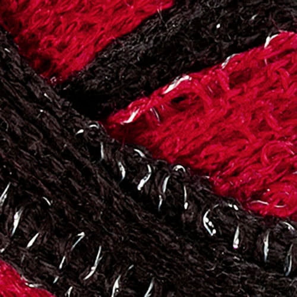 Red Heart Boutique Sashay Team Spirit Yarn-Red/Black