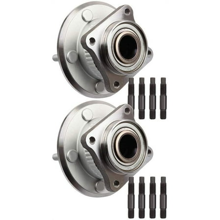 SCITOO Wheel Bearing Hub Fit 2005-2010 For Jeep Grand For Cherokee 2006-2010 For Jeep Commander 5 Lugs 512302 New Rear Hub Assembly Set NO/ABS 2 Pack