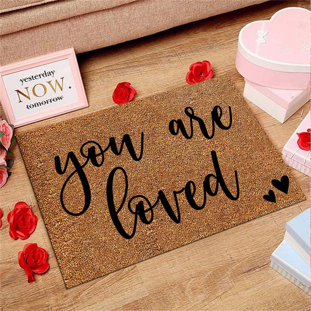 PXIWS Valentine's Day Carpet Home Love Carpet Home Decor Rectangle