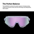 thumbnail image 5 of 100% Glendale Sport Performance Cycling Sunglasses (Polished Translucent Lavender - HiPER Lavender Mirror Lens), 5 of 7