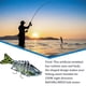 thumbnail image 3 of Naiovety Paquete de 3 señuelos de pesca de plástico de agua salada cebo falso atracción al aire libre Swimbaits artificiales Crankbait accesorio 10cm Pescar Tipo 6 Naiovety OD023723-06, 3 of 6