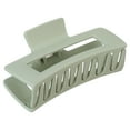 thumbnail image 6 of Gimme Beauty Claw Clip, Thick Rectangle, Green/Sand, 2 Count, 6 of 10