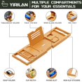 thumbnail image 3 of Bandeja de bañera Yirilan Premium ampliable con soporte para jabón, 3 of 5