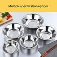 thumbnail image 3 of Mixing Bowl Stainless Steel Heavy Duty Rolled Edge Reusable Food Grade Dining No Odor Refrigerator Kitchen Food Storage Organizer Kitchen Stuffs, 3 of 6