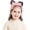 Child_pink, variant on Mother  Sequin  Ears Hats Warm Knit Crochet Beanies Cute Fashion Skull Cap