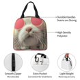 thumbnail image 4 of Bingfone Floral Sunglasses Cat Art Print Lunch Bag Insulated Lunch Box, Small Leakproof Cooler Food Lunch Containers Reusable High Capacity Lunch Tote Bags for Work, Travel, Outdoor, 4 of 6