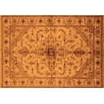 thumbnail image 1 of Ahgly Company Indoor Rectangle Oriental Orange Industrial Area Rugs, 7' x 9', 1 of 4