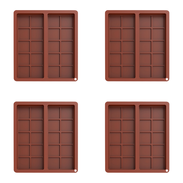 Molde Silicona para Galletas Y Chocolate Herramientas Antiadherentes Hornear en Casa 20 Agujeros 1 Ud.
