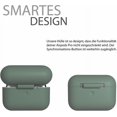 thumbnail image 5 of Funda de silicona compatible con AirPods Pro | accesorios para fundas protectoras | Soporta carga inalámbrica | verde noche, 5 of 5