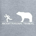 thumbnail image 6 of Wild Bobby Ancient Personal Trainers Funny Bear Chase Women Racerback Tank Top, 6 of 6