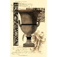 thumbnail image 2 of Vision Studio 22x32 White Modern Wood Framed Museum Art Print Titled - Transitional Sepia Urn II, 2 of 4