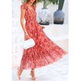thumbnail image 4 of Vestido PRETTYGARDEN Floral sin Mangas de Tul Midi XL, 4 of 8