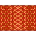 thumbnail image 1 of Ahgly Company Machine Washable Indoor Rectangle Transitional Neon Orange Area Rugs, 3' x 5', 1 of 7