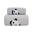 thumbnail image 5 of Swiftyle 4 Pcs Bear Towel Set Super Soft Absorbent Quick Dry Bath Gift Home Spa Luxury Combo, 5 of 8