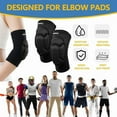 thumbnail image 4 of Volleyball Elbow Pads Women 2XS-XL - Kids Teens Elbow Protector with Padding Breathable Volleyball Dancing, 4 of 10