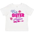 thumbnail image 3 of Inktastic Big Sister Again with Flowers and Arrow Girls Toddler T-Shirt, 3 of 5