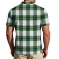 thumbnail image 5 of Uwinwear Men's Polo Shirts Short Sleeve Casual Polo T Shirt Color Block Slim Fit Golf Shirts Big and Tall Summer Tops,Light Green,XL, 5 of 6