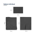 thumbnail image 3 of Juego de sabanas individuales 100% poliester Bluelander  CBHH-0162, 3 of 4