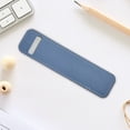 thumbnail image 5 of Ovzne Solid Color Leather Pen Case Pen Case Microfiber Soft Leather Pen Case Student Stationery Storage On Clearance, 5 of 5