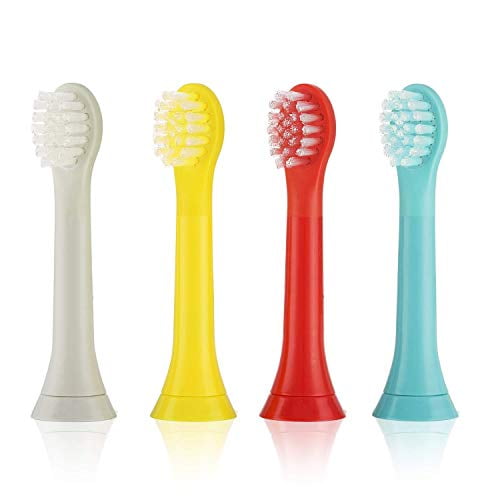Kids Replacement Brush Heads, Compatible with Philips Sonicare Electric Toothbrush - 4 Pack