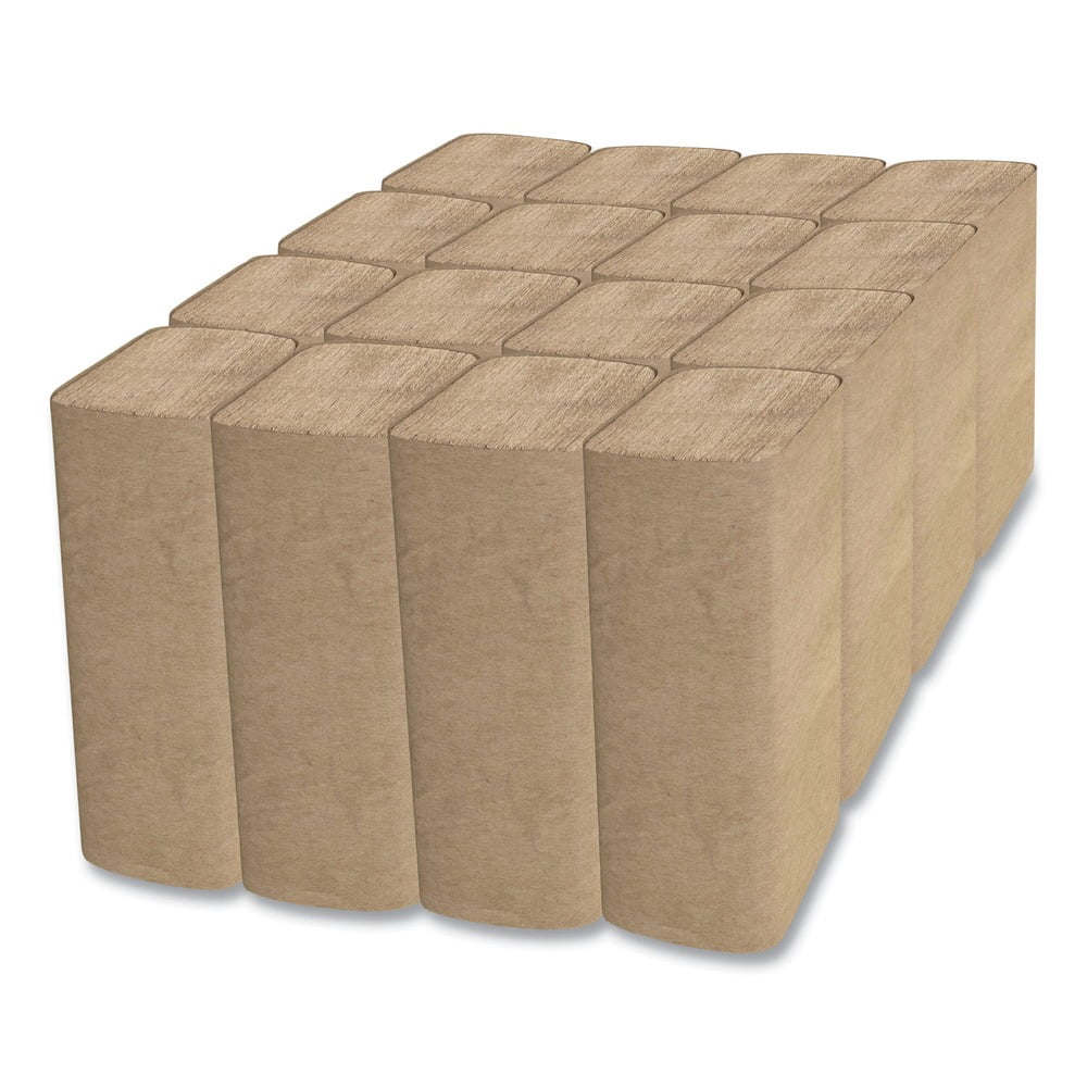 Cascades PRO Select Folded Paper Towels, Single-Fold, 9 x 9.45, Natural, 250/Pack, 16/Carton