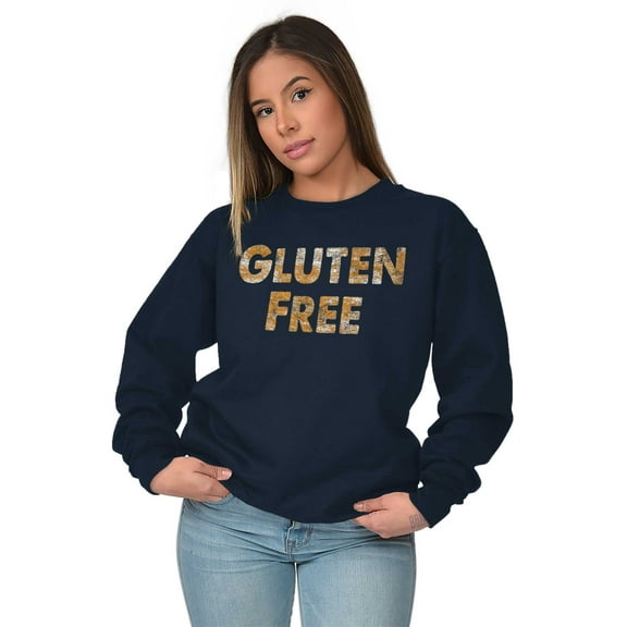 Gluten Free Bread Carbs Healthy Sweatshirt for Men or Women Brisco Brands S