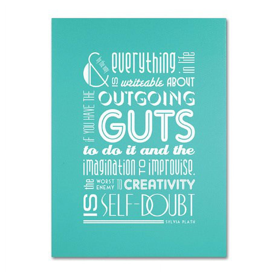 Trademark Fine Art "Outgoing Guts III" Canvas Art by Megan Romo