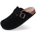thumbnail image 1 of Comwarm Fashion Mules And Clogs For Women Men Slip-on Cork Footbed Slippers Summer Beach Sandals With Arch Support Comfort Slide, 1 of 7