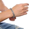 thumbnail image 6 of GQ Hip Hop 316L Stainless Steel Bicycle Cuba Chain Bracelet for Men Women Solid Metal Cable Figaro Box Luxury Emo Accessories Kpop, 6 of 7