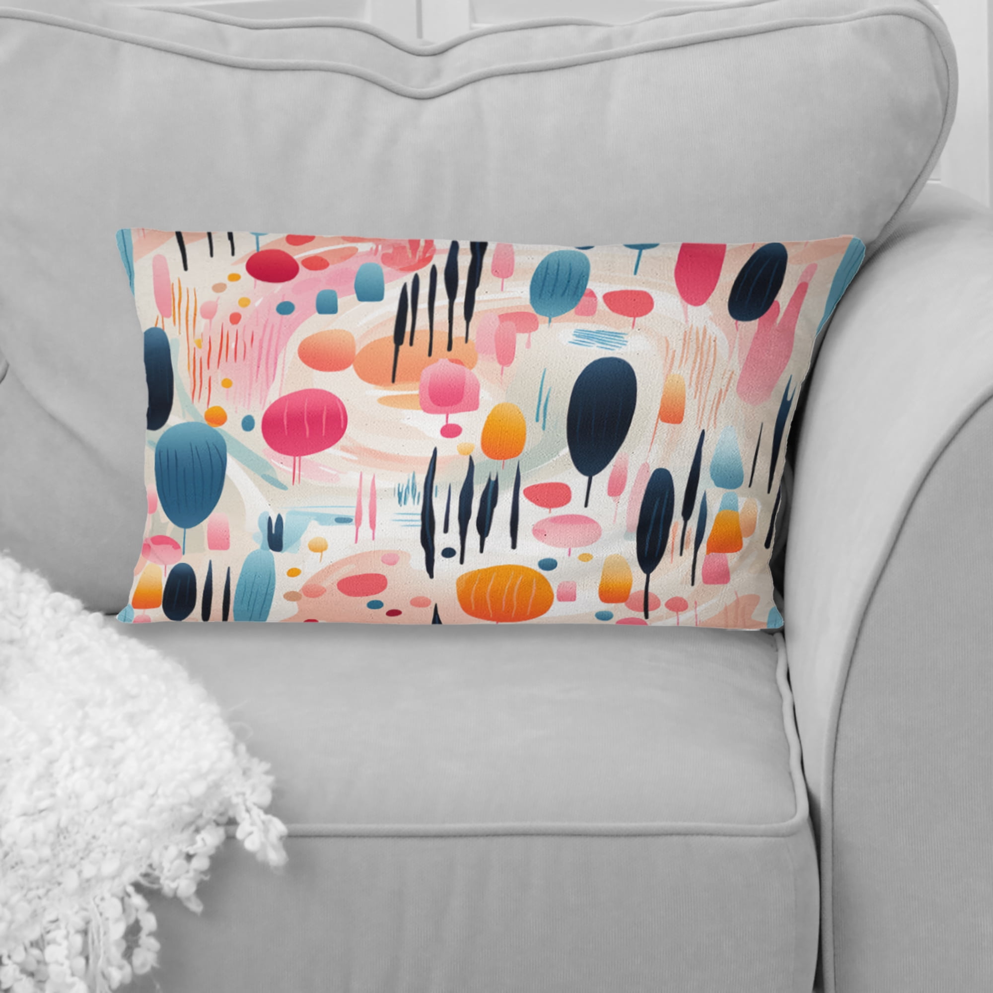 Pink and blue decorative pillows hotsell