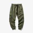 thumbnail image 5 of Aoochasliy Mens Length Pants Men's Fashion Classic Twill Work Wear Combat Safety Cargo Pants, 5 of 7