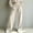 #27White, variant on ByworldtasicNo Boundaries Women's Vertical Rib Knit Cargo Sweatpants, High Waist Wide Leg Casual Joggers with Side Pocket