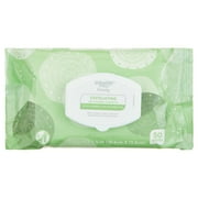Equate Beauty Exfoliating Cleansing Facial Wipe, Deep Cleansing Make-up Remover 50 Count