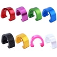 thumbnail image 1 of 10 Pieces Bike Cable C Clips Brake Cables Clamp Fixing Clamps Tool Fix Accessory Convenient Hose Guide Clamps Fixator for Bikes Purple, 1 of 8